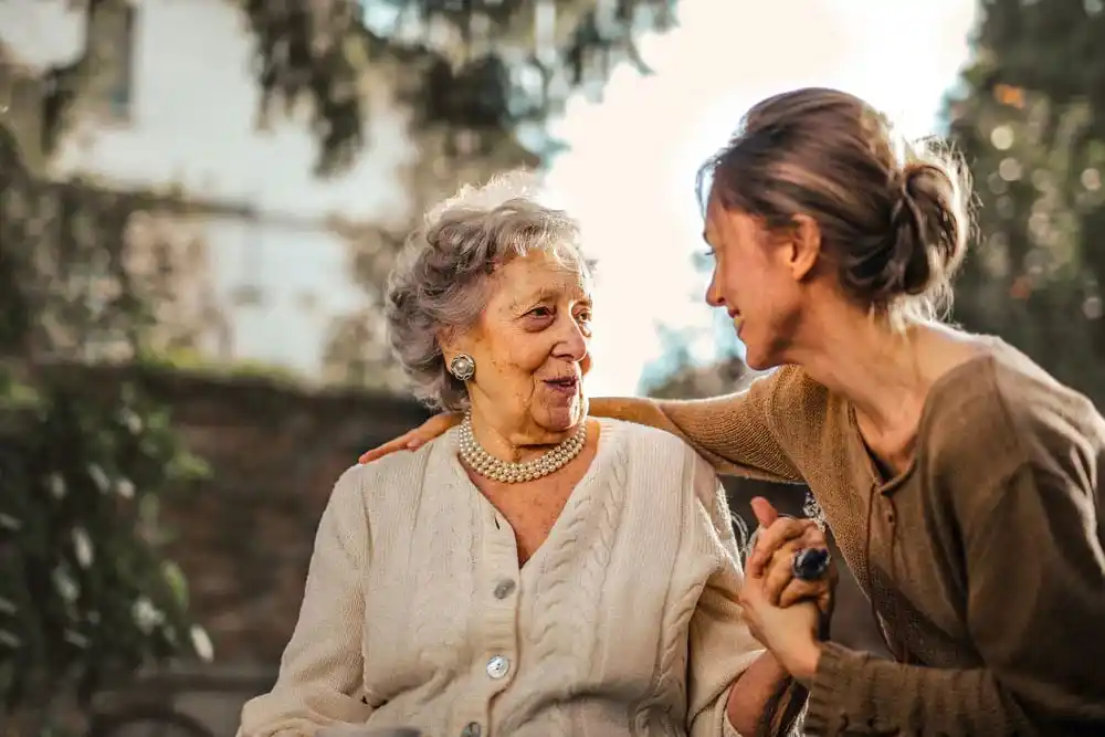 visitors in hospice